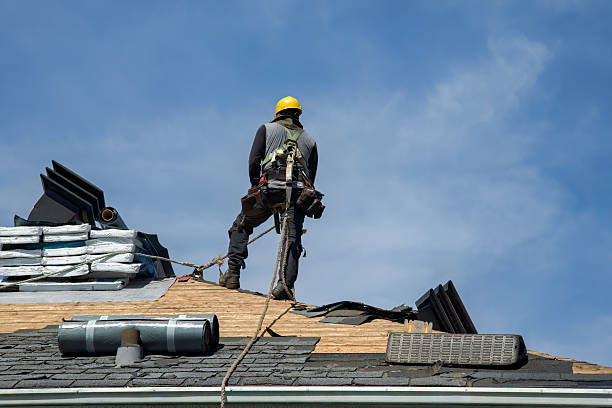 Professional Roof Repair technician working in Havana, IL